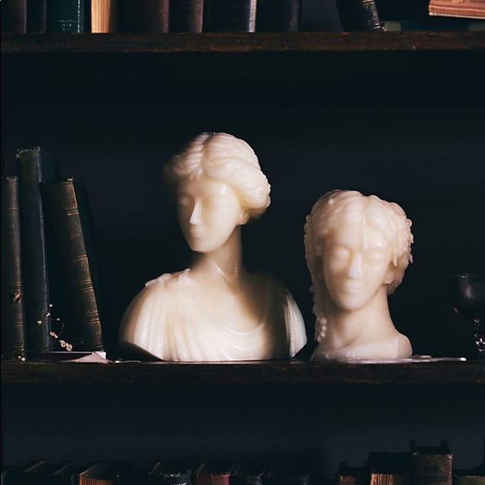 Anthropologie Roman Bust Candle Large Size